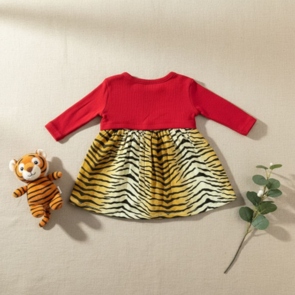 New Without Tags Mon Caramel Baby Girl Dress Set with Cardigan Size 9 Months - Picture 3 of 3